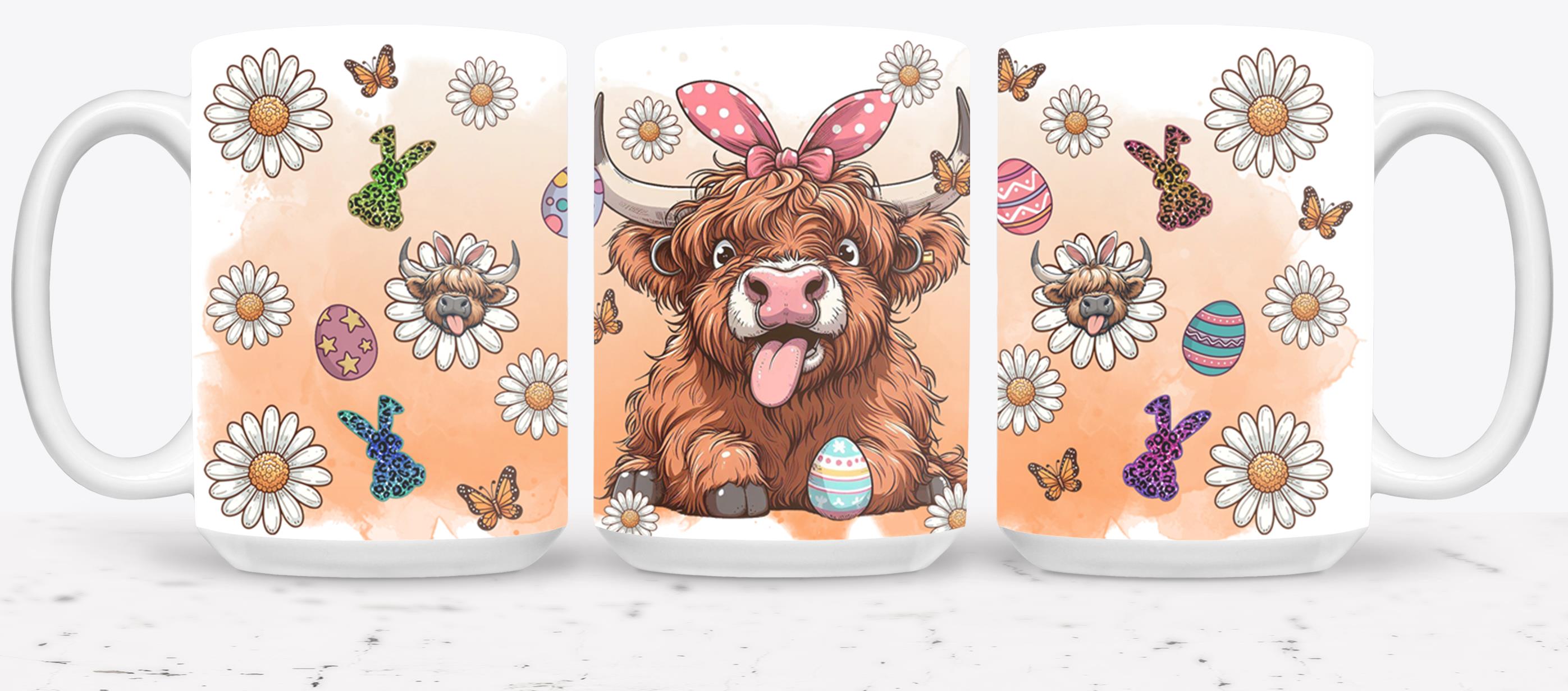 Highland Cow Easter-10390